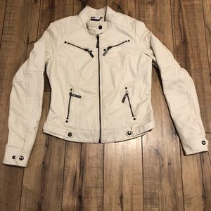 Faux Leather Moto Jacket